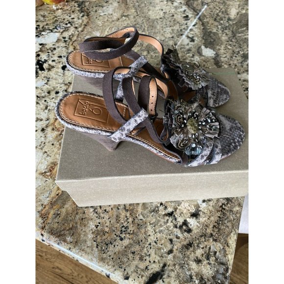 BACIO 61 TOMBOLO Women's Open Toe Leather Ankle - Picture 6 of 8